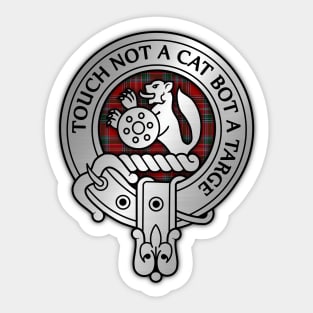 Clan MacBean | MacBain Crest & Tartan Sticker